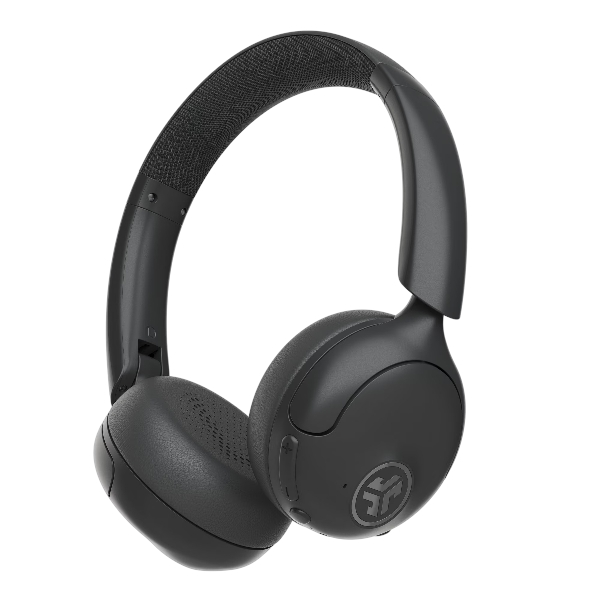 JLab GO Lux Active Noise Cancelling Headphones, On Ear, 70+ Bluetooth Playtime, Graphite