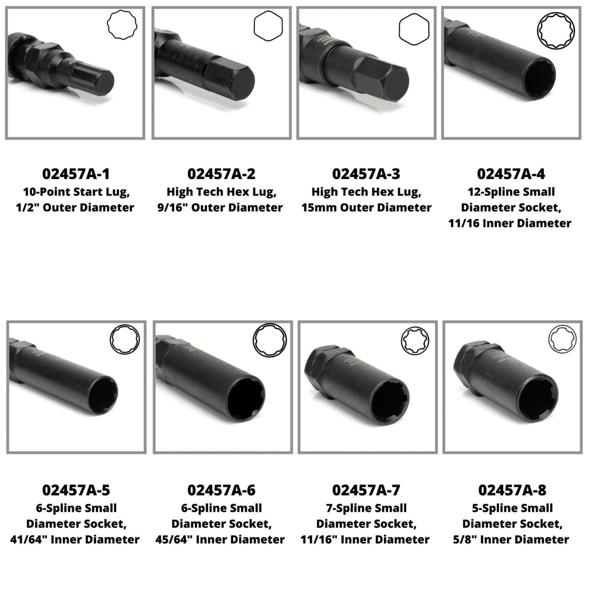Neiko 02457A Lug-Nut Key Set, Wheel-Lock Removal Tool Kit for ...